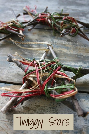 Rustic Twig Stars for your Christmas Tree