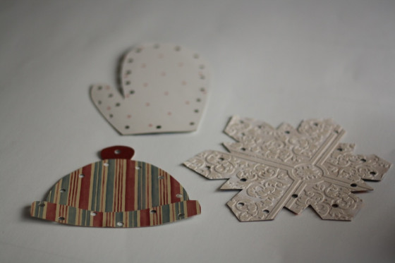 winter lacing activity shapes