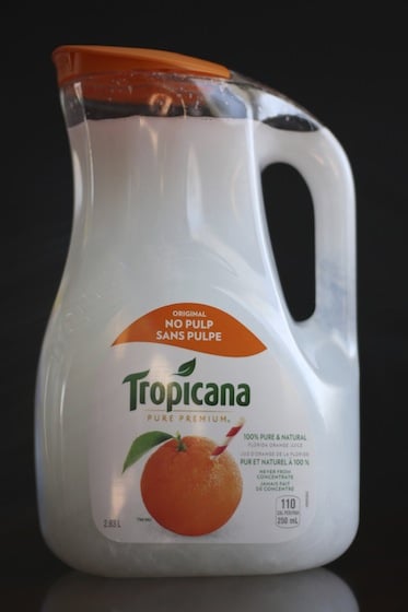 Homemade Laundry Detergent in a juice jug