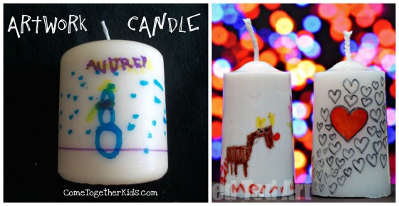 candles kids can decorate and give