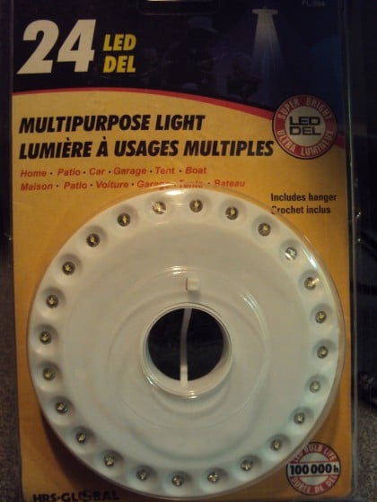 LED light for homemade light box