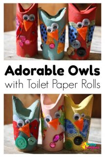 Adorable Toilet Paper Roll Owl Craft - Happy Hooligans
