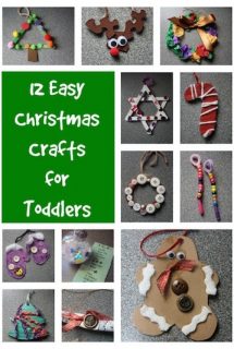 12 Easy Christmas Crafts for Toddlers - Happy Hooligans