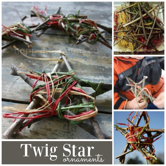 Twig star ornaments