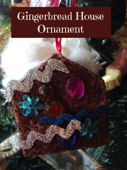 gingerbread house christmas tree ornaments
