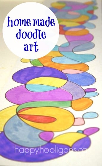 homemade doodle art - happy hooligans 
