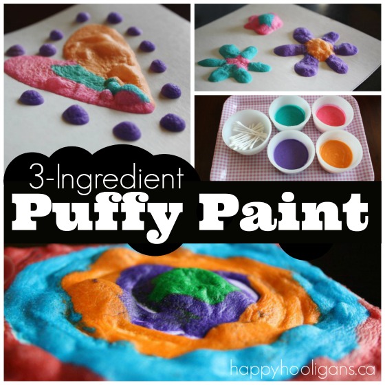 DIY puffy paint recipe
