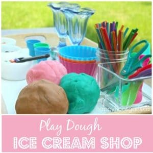 play dough ice cream shop