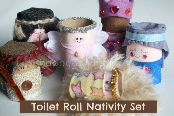 toilet roll nativity set cover photo
