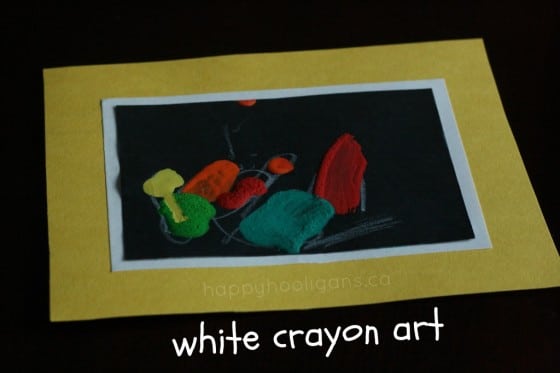 art with a white crayon cover photo
