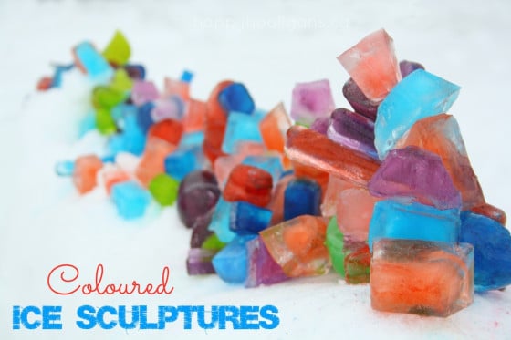 coloured ice sculptures happy hooligans 