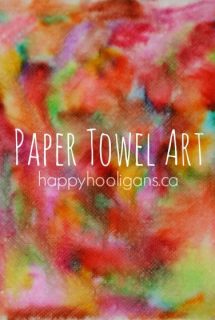 paper towel art