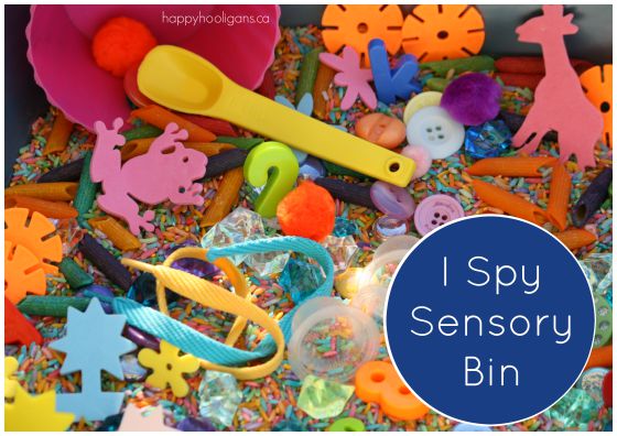 I Spy Sensory Bin for Preschoolers