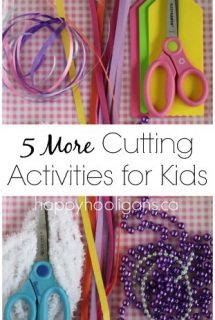 5 More Cutting Activities for Kids