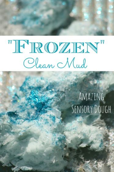 "frozen" clean mud activity for Kids who love Disney's "Frozen"