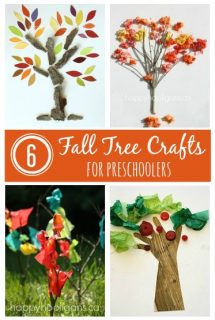 6 fall tree crafts for preschoolers to make