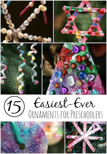 15 Gorgeous, Easy Christmas Ornaments for Kids - Happy Hooligans