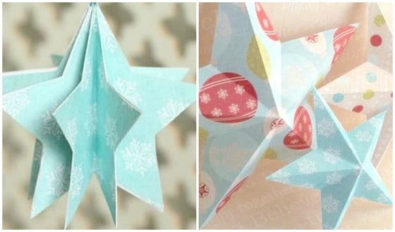 paper star decorations