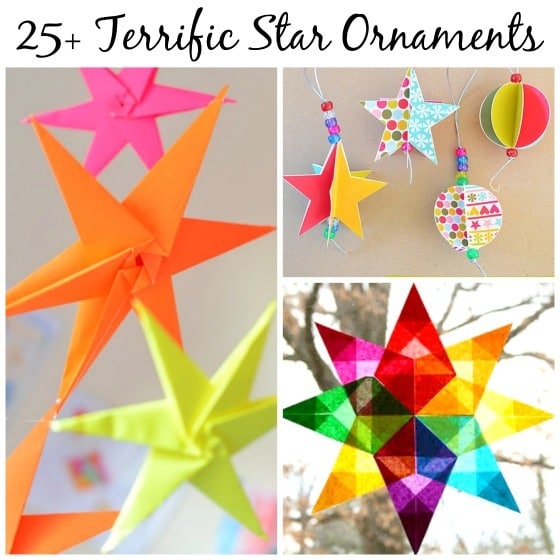 paper star ornaments 