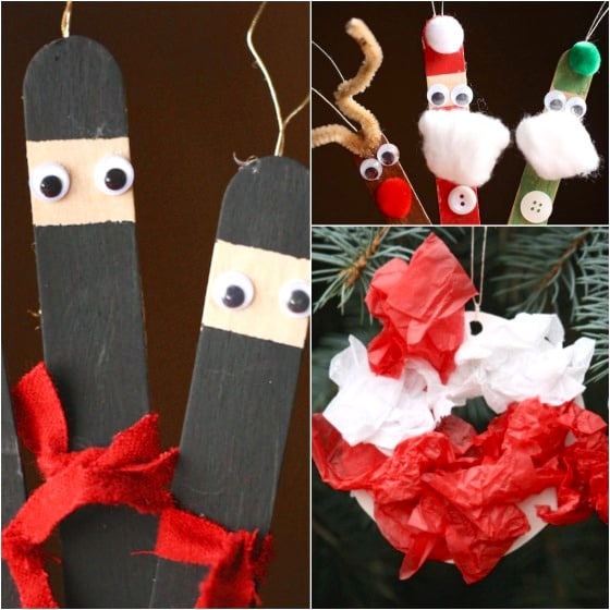 3 simple Christmas crafts for toddlers and preschoolers
