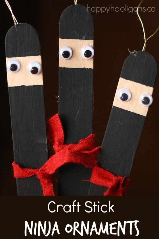 Popsicle Stick Ninja Craft for Kids to Make 