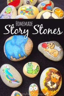 homemade story stones