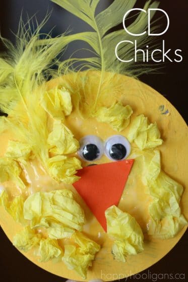 CD Chicks for preschoolers to make