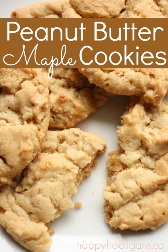 Peanut Butter Maple Cookies Recipe