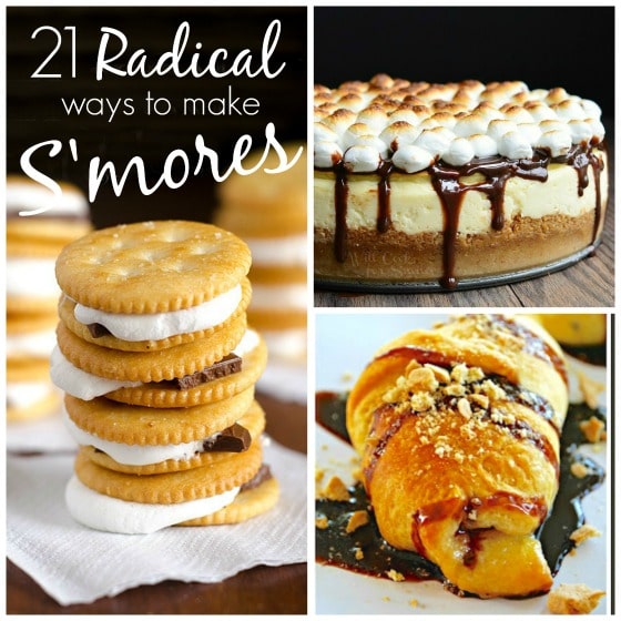 21 Radical Ways to Make Smores - smores cheesecake smores croissant