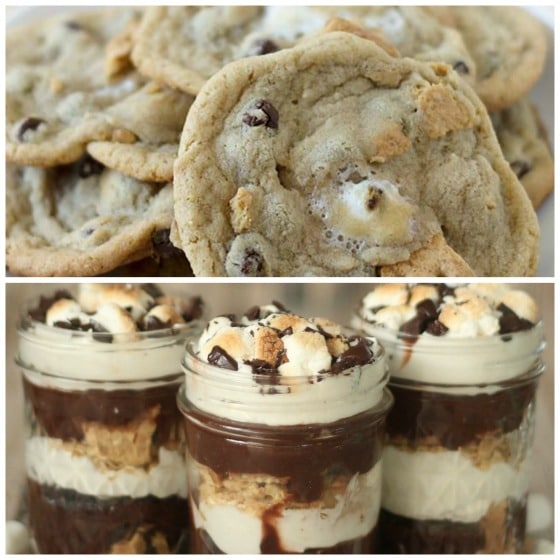 smores cookies smores in a jar