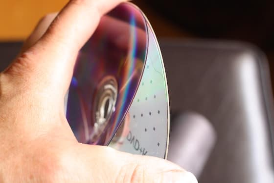 Separating layers of CD