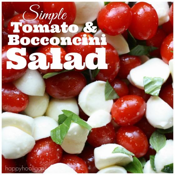 Tomato and Bocconcini Salad for Canada Day