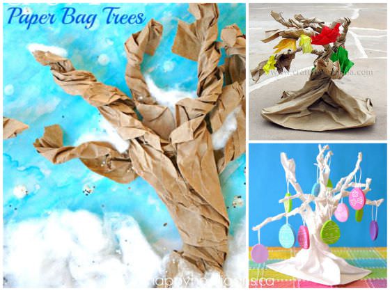 How to make a tree out of a paper bag copy