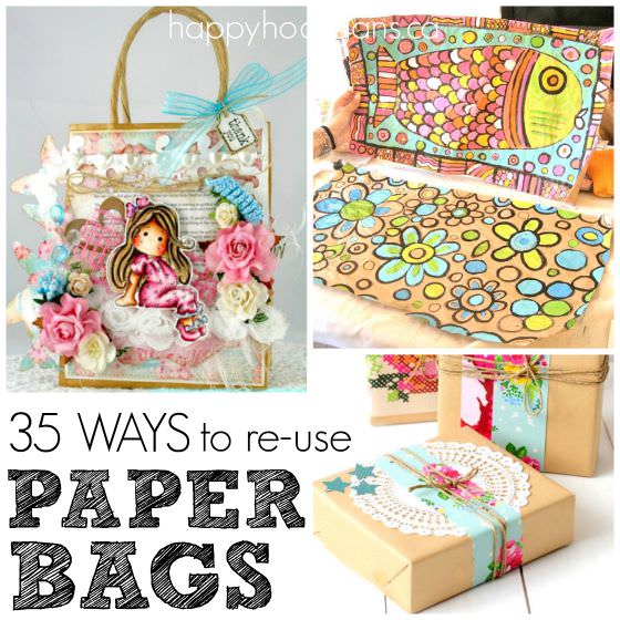Pretty crafts with paper bags copy