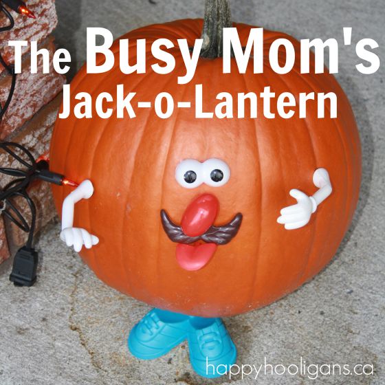 quick and easy jack-o-lantern