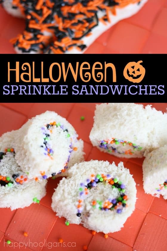 Halloween sprinkle sandwiches - Happy Hooligans