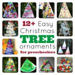 Christmas Tree Ornaments for Toddlers and Preschoolers to Make