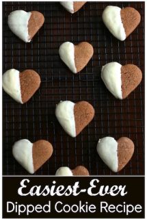 Easiest White Chocolate Dipped Gingerbread Cookies - Happy Hooligans