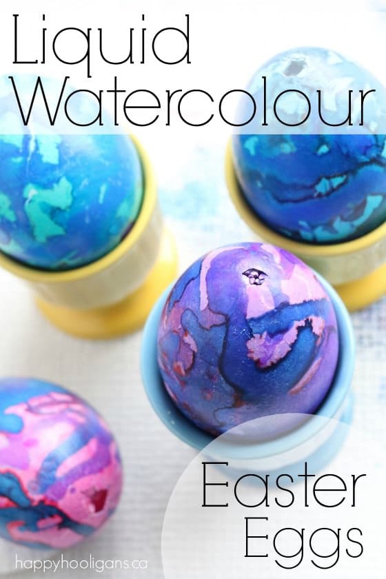 How to Dye Easter Eggs with Liquid Watercolours