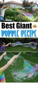 Best Homemade Giant Bubbles Recipe