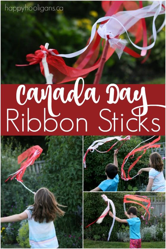 Canada Day Twirling Ribbons - Happy Hooligans