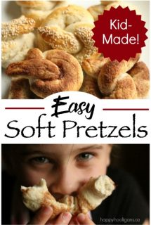 Homemade Soft Pretzels Recipe - Easy Enough for Kids - Happy Hooligans