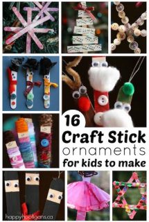16 Craft Stick Ornaments