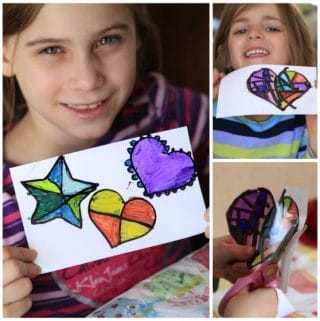 Valentines Hearts with Sharpies and Photo Paper - Happy Hooligans