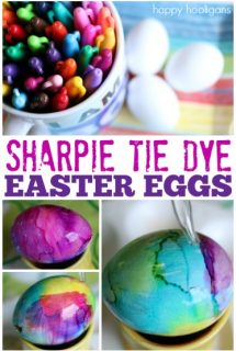 Sharpie and Rubbing Alcohol Easter Eggs - Happy Hooligans