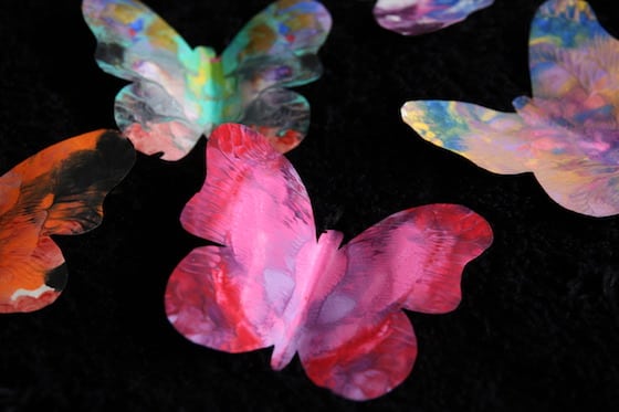colourful butterfly craft for kids