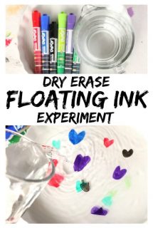 EXPO Dry Erase Floating Ink Experiment - Happy Hooligans