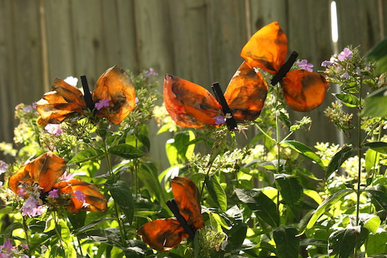 Easy Butterfly Monarchs for kids to make