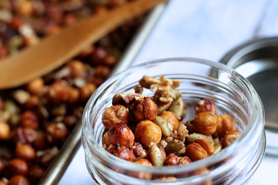 Trail Mix with Roasted Chickpeas and Pecans