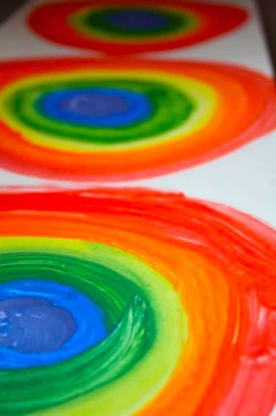 Easy Rainbow banner craft for kids